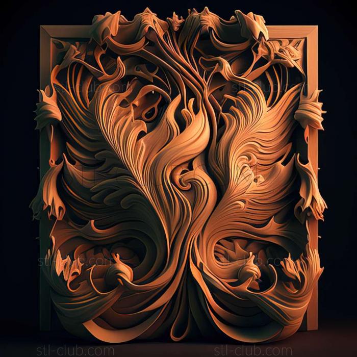 3D model flaming (STL)